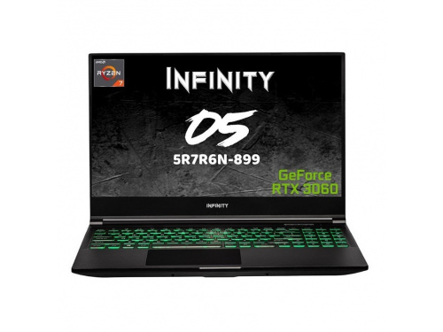 INFINITY O5-5R7R6N-899 - R7-5800H/16GB RAM/1TB SSD/RTX3060 GRAPHICS/15.6&quot; QHD/165Hz/RGB Keyboard/Windows 10 Home