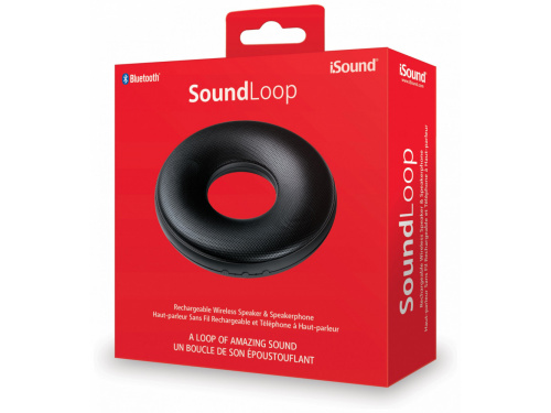 iSOUND Bluetooth SoundLoop Wireless Speaker and Speakerphone BLACK - Music Controls (845620067107)  ITEM # : ISOUND-6710