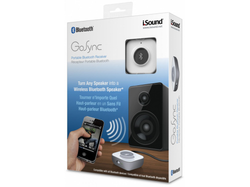 i-SOUND GoSync Portable Bluetooth Receiver (845620052127)  ITEM # : I-SOUND-5212 