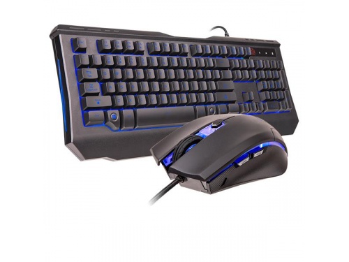 THERMALTAKE eSports KB-KMC-PLBLUS-01 &lt;b&gt;KNUCKER ELITE&lt;/b&gt; Gaming Keyboard and Mouse