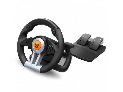 KROM K-Wheel Multi-Platform Gaming Wheel and Pedals MODEL : NXKROMKWHL (PC - PS3 - PS4 - XBOX ONE)