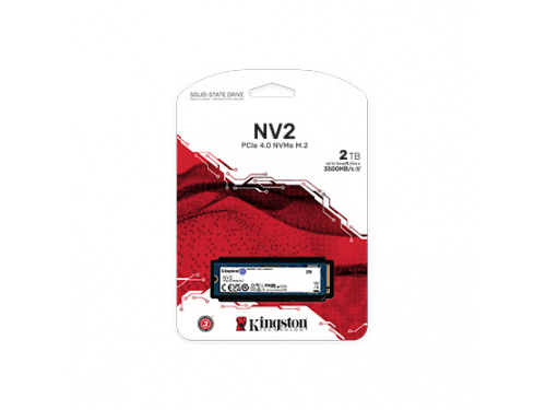 KINGSTON 2TB NV2 PCIe 4.0 M.2 NVMe SSD 4x4 2280 - Model:  SNV2S/2000G