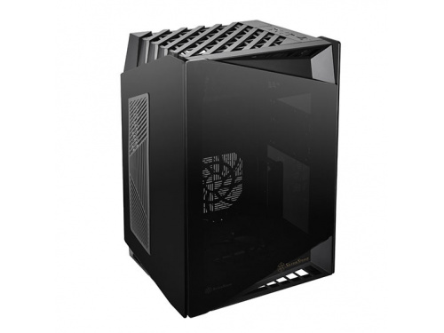 SilverStone LUCID Series SFF Case No PSU (SFX) - Mini DTX - Mini ITX - USB 3.0 - GLASS MODEL : SST-LD03B-AF