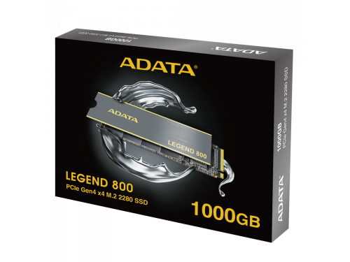 ADATA 1TB  LEGEND 800 PCIe Gen4x4 M.2 2280, 3500/2200 - ALEG-800-1000GCS