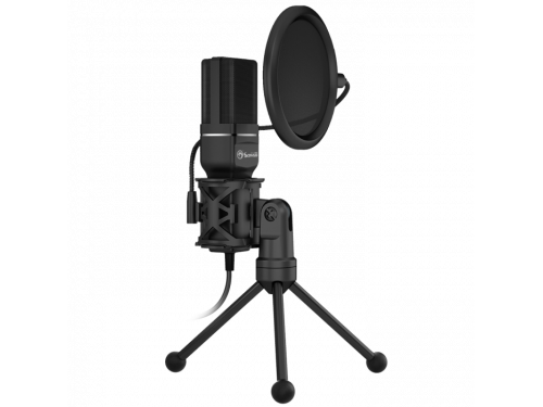 MARVO USB Omnidirectional Desk Microphone 9x6mm MIC size - Adjustable Tripod - Capacitor Microphone MODEL : MIC-03 