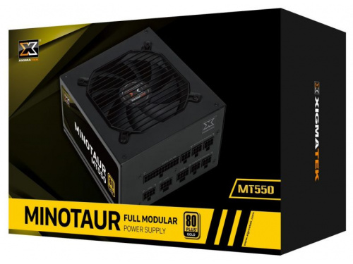 XIGMATEK 550watt MINOTAUR 80Plus GOLD ATX PSU MODEL: Minotaur 550W (MT550G12) (MODULAR)