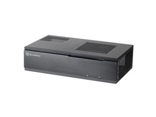 SilverStone Mini ITX HTPC Benchmark Desk Case No PSU - Mini ITX - USB 3.0 - BLACK MODEL : SST-ML06B