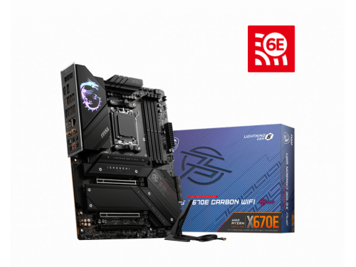 MSI MPG X670E CARBON WIFI Motherboard DDR-5 - Socket: AM5