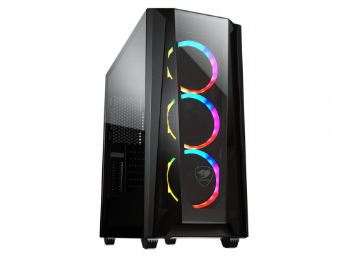 Cougar MX660 T RGB Midi Tower Case 3x ARGB Fans - USB-C - TG panel 