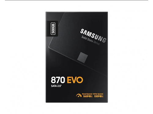 SAMSUNG 500GB SSD 870 EVO Series SATA-3 MODEL : MZ-77E500BW