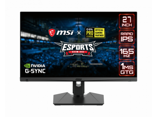 MSI QHD OPTIX MAG274QRF-QD 27&quot; Gaming Monitor  Quantum Dot Tech - 165Hz 2x HDMI - DP - 1ms - 2560x1440 - G-Sync Compatible MODEL : Optix MAG274QRF-QD