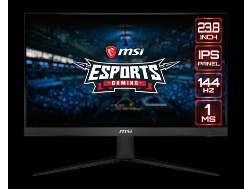 MSI OPTIX G241 24&quot; Flat IPS 144Hz Gaming Monitor 1920 x 1080 - Frameless - 1ms - 2x HDMI - DP MODEL : Optix G241