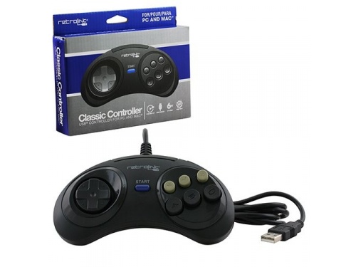 Retrolink USB Megadrive Style PC / MAC Joypad Controller MODEL : RB-PC-7017  (849172004399)