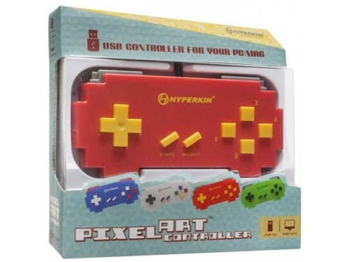 HYPERKIN PC/MAC USB Pixel Art Controller Red MODEL : M06096-RD  (813048014225)