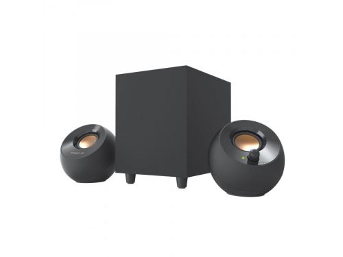 CREATIVE PEBBLE PLUS 2.1 USB Desktop Subwoofer Speaker System BLACK MODEL:  MF0480