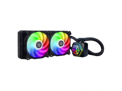 SILVERSTONE PF240-V2 AIO Liquid Cooler ARGB 240mm AMD and Intel - SST-PF240-ARGB-V2