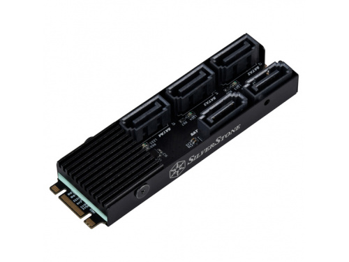 SilverStone ECS07 5-Port SATA Gen3PCIe storage expansion card