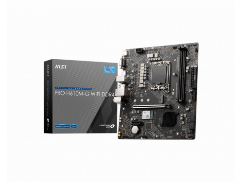 MSI PRO H610M-G WIFI Motherboard mATX -DDR4 - Socket: LGA1700