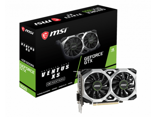 MSI GTX 1650 VENTUS XS 4GB OC Edition - DVI / HDMI / DP 