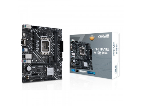 ASUS PRIME H610M-D D4 CSM Motherboard mATX -DDR4 - Socket: LGA1700