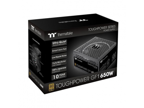 Thermaltake Toughpower GF1 650Watt Fully Modular - 80Plus Gold PS-TPD-0650FNFAGA-1