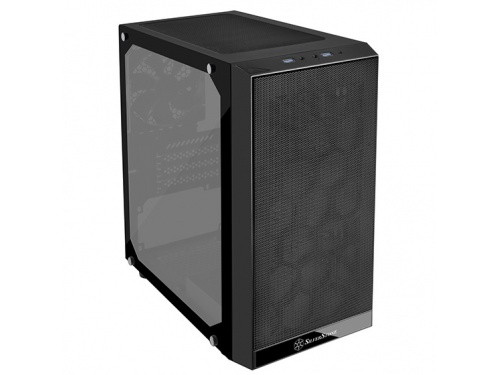 SilverStone PRECISION Series Tower Case No PSU - Micro ATX - USB 3.0 - TG Side Panel MODEL : SST-PS15B-G