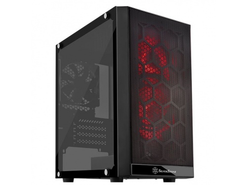 SilverStone PRECISION 15 RGB Tower Case No PSU - Micro ATX - USB 3.0 - TG Side Panel MODEL : SST-PS15B-RGB