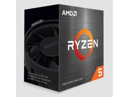 AMD Ryzen 5 5600X, 6-Core/12 Threads UNLOCKED, Max Freq 4.6GHz, 35MB Cache Socket AM4 65W, With Wraith Spire cooler - 100-100000065BOX 