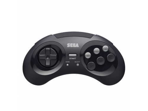 Retro-bit x SEGA MegaDrive Wireless Bluetooth  8-button Arcade Pad PC/PS3/Android/Switch - BLACK  Model: RET00142 (7350002937013) 