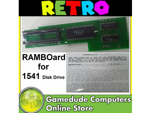 1541 RAMBOard by Chip Level Designs - Adds 8K to your 1541 - Commodore 64/128 - 