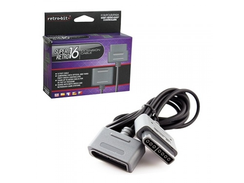 Retro-bit Super Retro16 SNES Extension Cable 6FT RB-SNES-1736  (892044001736)