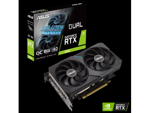 ASUS RTX-3050 DUAL OC 8GB GDDR6 MODEL : DUAL-RTX3050-O8G