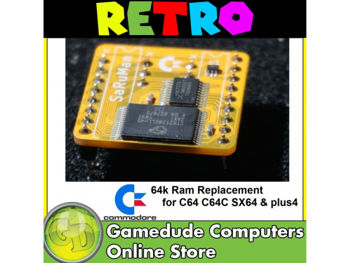 SaRuMan-64 DRAM replacement for C64 / C64c / SX64 &amp; Plus-4