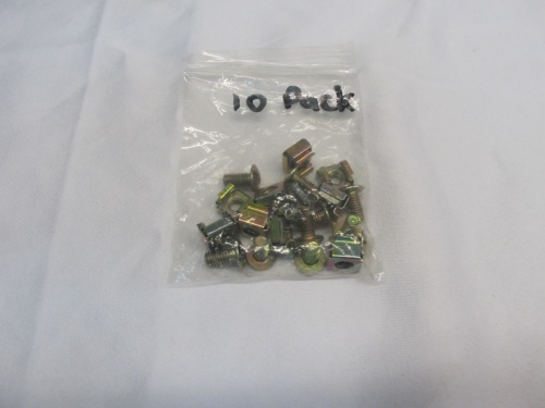 Rackmount cabinet Bolt and Nut 10pack