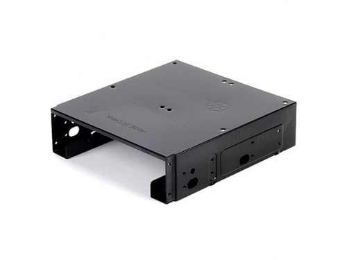 SilverStone SDP10B 5.25&quot; to 3.5&quot; Drive Bay Bracket - Black - Model: SST-SDP10B 