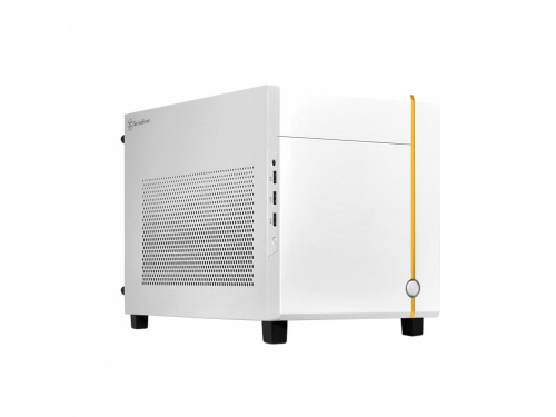 SilverStone SUGO Series SFF Cube Case No PSU - Mini DTX / ITX - USB 3.0 - WHITE MODEL : SST-SG14W