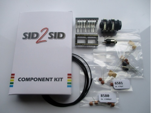 SID2SID Commodore 64 Parts Kit for the Second SID 6581 &amp; 8580