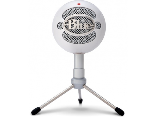 BLUE SNOWBALL &lt;b&gt;ICE WHITE&lt;/b&gt; USB Microphone with Mic Stand 836213001974