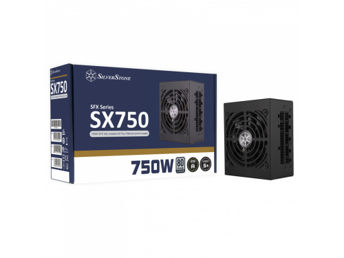 SILVERSTONE SX750 Fully Modular SFX Power Supply  80plus Platinum - SST-SX750-PT