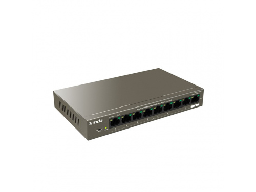 TENDA TEF1109P-8-102W Switch 9-Port Fast Unmanaged Switch With 8-Port PoE  MODEL :  TEF1109P-8-102W