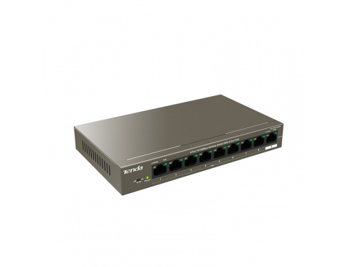 TENDA TEF1109P-8-102W Switch 9-Port Fast Unmanaged Switch With 8-Port PoE  MODEL :  TEF1109P-8-102W