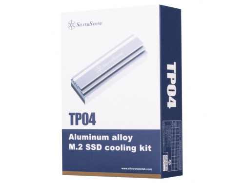 SilverStone TP04 M.2 SSD Aluminium Alloy Heatsink - Titanium Grey MODEL : SST-TP04T
