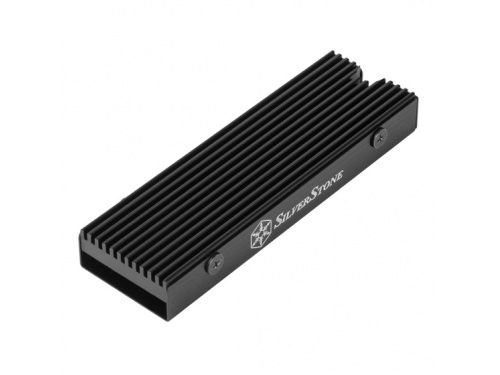 SilverStone TP05 M.2 SSD Slim Profile Aluminium Alloy Heatsink - BLACK MODEL : SST-TP05B
