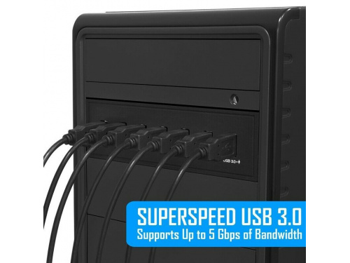 Front Panel 5.25&quot; 7 Ports USB3.0 HUB 