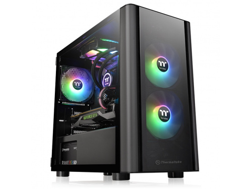 ThermalTake V150 TG ARGB Micro Chassis 4mm Tempered Glass Mini / Micro ATX - 1 x USB 3.0, 2 x USB 2.0, 1 x HD Audio MODEL : CA-1R1-00S1WN-01