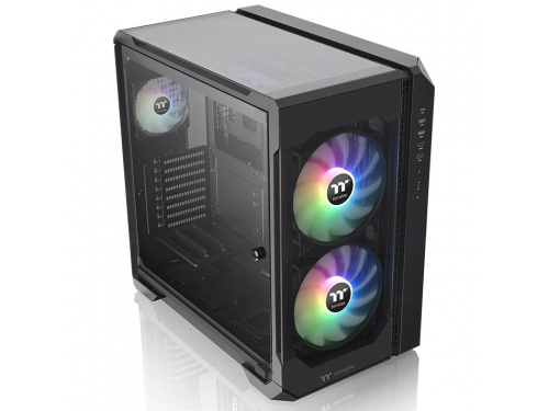 Thermaltake VIEW 51 ARGB BLACK Tower Case Tempered GLASS x3 - 200mm ARGB x2 - 120mm ARGB x1 Model: CA-1Q6-00M1WN-00 