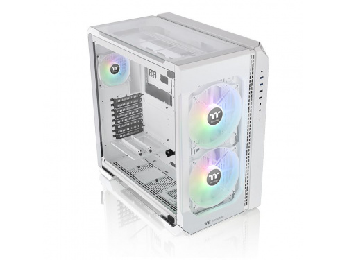 Thermaltake VIEW 51 ARGB WHITE Tower Case Window Tempered GLASS x3 - 200mm ARGB x2 - 120mm ARGB x1 Model: CA-1Q6-00M6WN-00