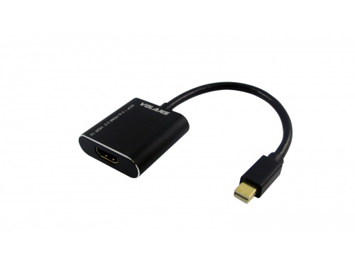 Volans Aluminium ACTIVE Mini DisplayPort 1.4 to HDMI 2.0b Converter with HDR10 (4K/60Hz) - Model: VL-MDPH2