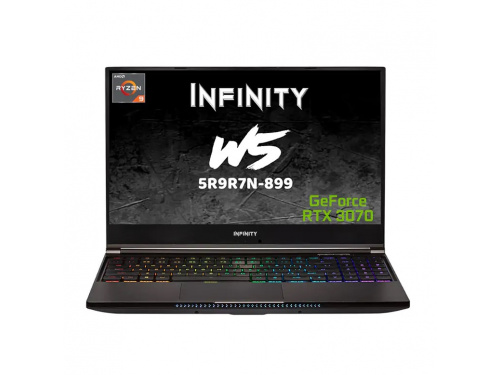 INFINITY W5-5R9R7N-899 - R9-5900HX/16GB RAM/1TB SSD/RTX 3070 GRAPHICS/15.6&quot; QHD/165Hz/Mechanical Keyboard/Windows 10 Home