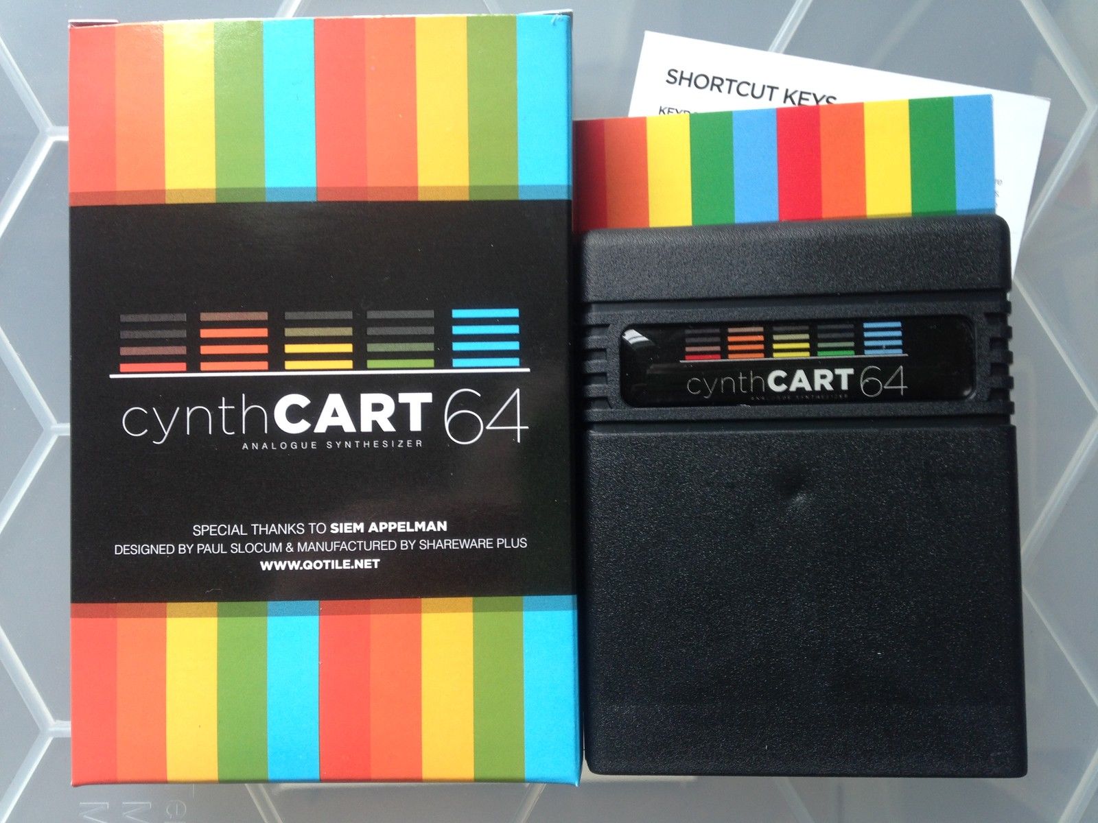 cynth-1 cynthCART 64 v2 Analogue Synthesizer with Midi Support for Commodore 64 - GameDude Computers